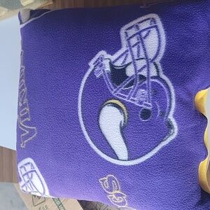 Plush Minnesota Vikings Throw Pillows 28x28x6